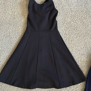 Classic black dress a-line fit